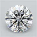 Lab Grown Diamond 3.06 Carats, Round with Excellent Cut, D Color, VVS1 Clarity and Certified by GIA