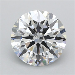 Picture of Lab Grown Diamond 3.06 Carats, Round with Excellent Cut, D Color, VVS1 Clarity and Certified by GIA