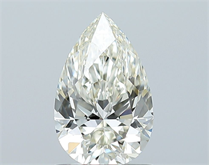 Foto Diamante Natural 1.04 quilates, De pera , Color K, claridad IF y certificado GIA de