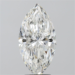 Picture of Natural Diamond 3.50 Carats, Marquise with  Cut, G Color, VS2 Clarity and Certified by GIA