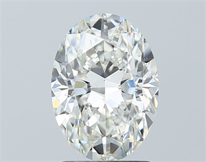 Picture of Natural Diamond 1.70 Carats, Oval with  Cut, H Color, VS2 Clarity and Certified by GIA