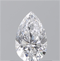 Diamante Natural 0.50 quilates, De pera , Color D, claridad VS1 y certificado GIA