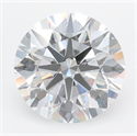 Lab Grown Diamond 3.37 Carats, Round with Ideal Cut, D Color, IF Clarity and Certified by IGI