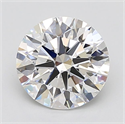 Lab Grown Diamond 3.06 Carats, Round with Ideal Cut, E Color, IF Clarity and Certified by IGI