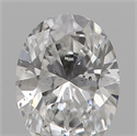 Natural Diamond 0.19 Carats, Oval with  Cut, E Color, SI2 Clarity and Certified by IGI