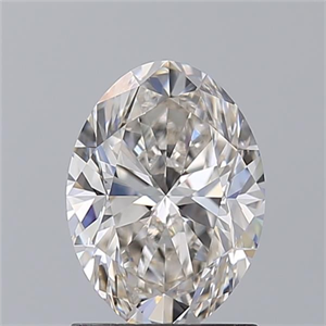 Picture of Natural Diamond 1.50 Carats, Oval with  Cut, I Color, VVS2 Clarity and Certified by GIA