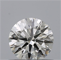 Diamante Natural 0.55 quilates, Redondo , Color I, claridad IF y certificado GIA