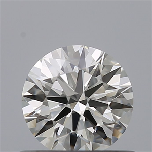 Foto Diamante Natural 0.55 quilates, Redondo , Color I, claridad IF y certificado GIA de