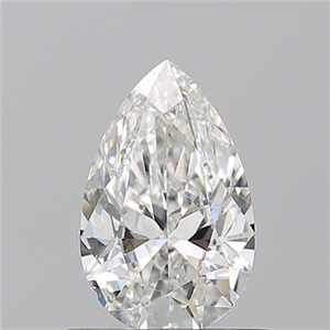 Picture of Natural Diamond 0.71 Carats, Pear with  Cut, H Color, SI1 Clarity and Certified by GIA