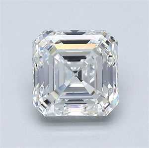 Picture of Natural Diamond 1.22 Carats, Asscher with  Cut, G Color, VS1 Clarity and Certified by GIA