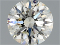 Natural Diamond 0.81 Carats, Round with Excellent Cut, K Color, VVS2 Clarity and Certified by GIA