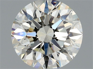 Picture of Natural Diamond 0.81 Carats, Round with Excellent Cut, K Color, VVS2 Clarity and Certified by GIA