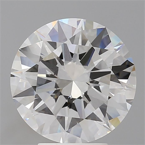 Picture of Lab Grown Diamond 4.46 Carats, Round with Excellent Cut, E Color, VVS2 Clarity and Certified by IGI