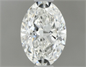 Natural Diamond 0.51 Carats, Oval with  Cut, H Color, IF Clarity and Certified by GIA
