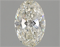 Natural Diamond 0.62 Carats, Oval with  Cut, I Color, SI1 Clarity and Certified by GIA