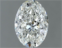 Diamante Natural 0.50 quilates, Ovalado , Color I, claridad VVS1 y certificado GIA