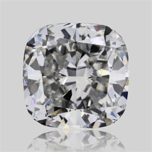 Foto Diamante Natural 0.80 quilates, Del cojín , Color F, claridad VS2 y certificado GIA de