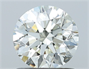 Diamante Natural 1.00 quilates, Redondo , Color K, claridad VS1 y certificado GIA
