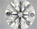 Natural Diamond 0.90 Carats, Round with Excellent Cut, H Color, VVS1 Clarity and Certified by IGI
