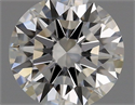 Natural Diamond 0.43 Carats, Round with Excellent Cut, G Color, VVS1 Clarity and Certified by GIA