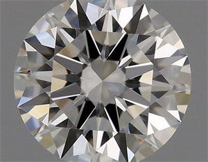 Picture of Natural Diamond 0.43 Carats, Round with Excellent Cut, G Color, VVS1 Clarity and Certified by GIA
