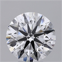 Lab Grown Diamond 5.02 Carats, Round with Ideal Cut, F Color, VS2 Clarity and Certified by IGI