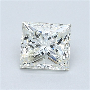 Foto Diamante Natural 0.91 quilates, Princesa , Color K, claridad VS1 y certificado GIA de
