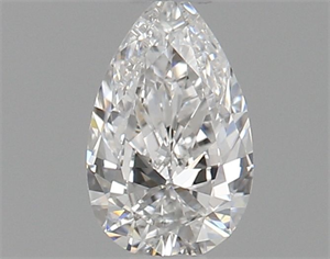 Foto Diamante Natural 0.30 quilates, De pera , Color E, claridad VVS1 y certificado GIA de