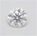 Diamante Natural 0.59 quilates, Redondo , Color H, claridad SI2 y certificado IGI