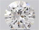 Natural Diamond 1.95 Carats, Round with Excellent Cut, D Color, IF Clarity and Certified by GIA