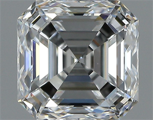 Picture of Natural Diamond 1.18 Carats, Asscher with  Cut, E Color, VS1 Clarity and Certified by GIA