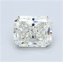 Natural Diamond 0.81 Carats, Radiant with  Cut, J Color, VVS1 Clarity and Certified by GIA