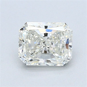 Picture of Natural Diamond 0.81 Carats, Radiant with  Cut, J Color, VVS1 Clarity and Certified by GIA