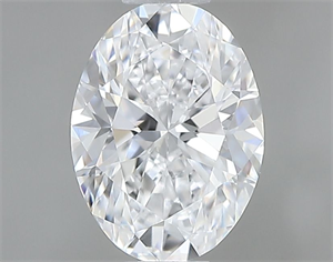 Foto Diamante Natural 0.50 quilates, Ovalado , Color D, claridad VVS2 y certificado GIA de