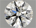 Diamante Natural 0.45 quilates, Redondo , Color I, claridad IF y certificado GIA