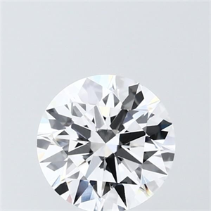 Picture of Lab Grown Diamond 1.50 Carats, Round with Ideal Cut, D Color, VVS2 Clarity and Certified by IGI