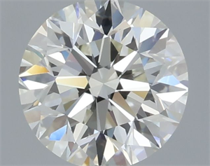 Foto Diamante Natural 0.60 quilates, Redondo , Color J, claridad VVS2 y certificado GIA de