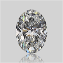 Natural Diamond 1.01 Carats, Oval with  Cut, F Color, VS1 Clarity and Certified by GIA