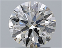 Diamante Natural 1.70 quilates, Redondo , Color H, claridad SI2 y certificado GIA