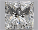 Natural Diamond 1.21 Carats, Princess with  Cut, H Color, VVS1 Clarity and Certified by GIA