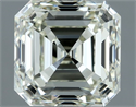 Natural Diamond 1.00 Carats, Asscher with  Cut, K Color, VVS1 Clarity and Certified by IGI