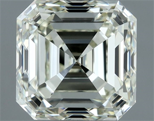Picture of Natural Diamond 1.00 Carats, Asscher with  Cut, K Color, VVS1 Clarity and Certified by IGI