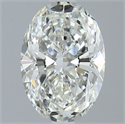 Natural Diamond 1.30 Carats, Oval with  Cut, H Color, VS1 Clarity and Certified by GIA