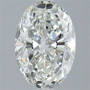 Picture of Natural Diamond 1.30 Carats, Oval with  Cut, H Color, VS1 Clarity and Certified by GIA
