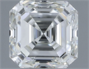 Natural Diamond 1.01 Carats, Asscher with  Cut, H Color, VVS2 Clarity and Certified by IGI