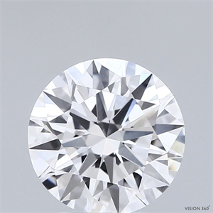 Picture of Lab Grown Diamond 2.00 Carats, Round with Ideal Cut, D Color, VVS1 Clarity and Certified by IGI