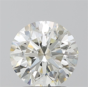 Foto Diamante Natural 2.01 quilates, Redondo , Color J, claridad VS2 y certificado GIA de