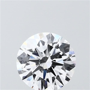 Picture of Lab Grown Diamond 1.50 Carats, Round with Ideal Cut, D Color, VVS2 Clarity and Certified by IGI