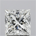 Natural Diamond 2.01 Carats, Princess with  Cut, G Color, SI2 Clarity and Certified by GIA