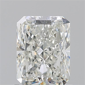 Picture of Natural Diamond 1.20 Carats, Radiant with  Cut, I Color, VVS1 Clarity and Certified by GIA